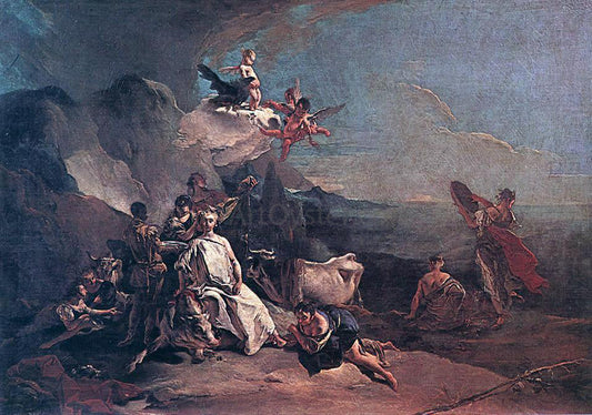  Giovanni Battista Tiepolo The Rape of Europa - Canvas Print