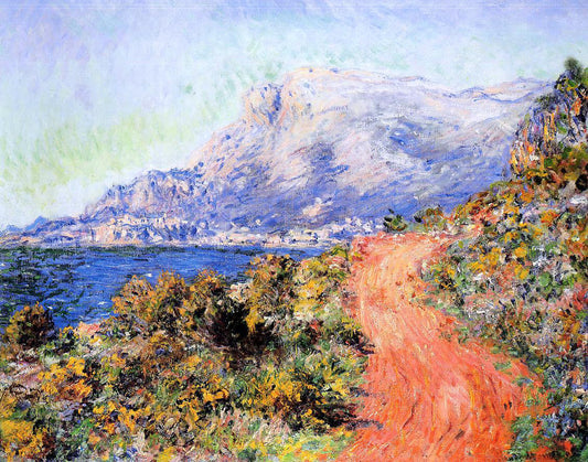  Claude Oscar Monet The Red Road near Menton - Canvas Print