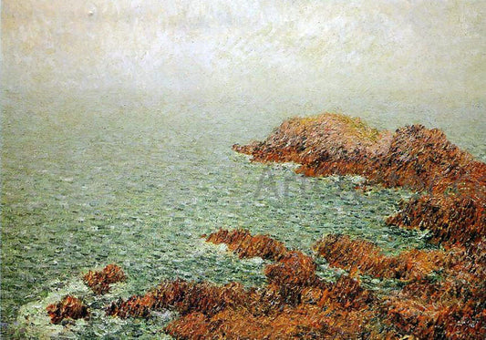  Gustave Loiseau The Red Rocks - Canvas Print