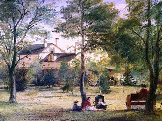  William Sidney Mount The Residence of the Honorable William H. Ludlow - Canvas Print