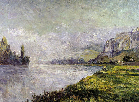  Maxime Maufra The Retreating Fog, Morning, Les Andelys - Canvas Print