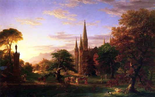  Thomas Cole The Return - Canvas Print