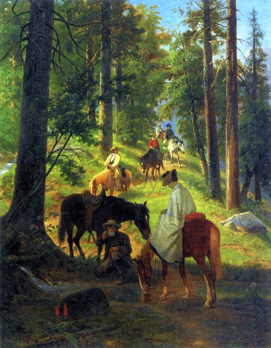  William Hahn The Return from Glacier Point - Canvas Print
