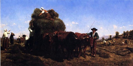  Rosa Bonheur The Return from the Harvest - Canvas Print