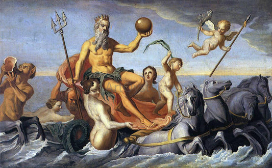  John Singleton Copley The Return of Neptune - Canvas Print
