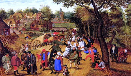  The Younger Pieter Bruegel The Return of the Fair - Canvas Print