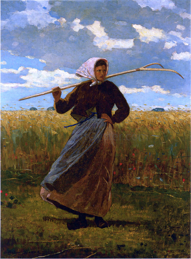  Winslow Homer The Return of the Gleaner - Canvas Print