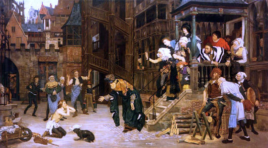  James Tissot The Return of the Prodigal Son - Canvas Print