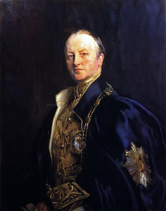  John Singer Sargent The Right Honourable Earl Curzon of Kedleston (George Nathanial Curzon) - Canvas Print