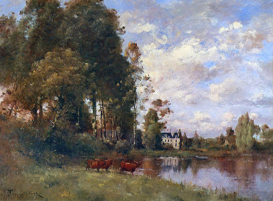  Paul Desire Trouillebert The River - Canvas Print