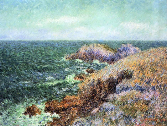  Gustave Loiseau The Rocks of Saint-Lunaire - Canvas Print