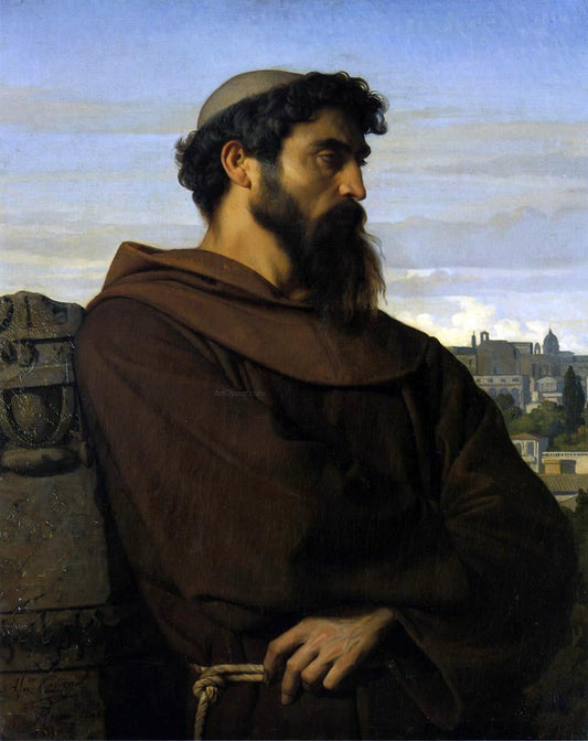  Alexandre Cabanel The Roman Monk - Canvas Print