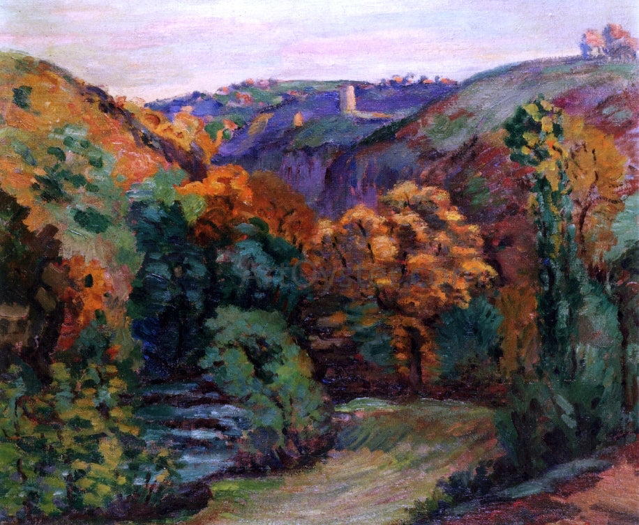  Armand Guillaumin The Ruins of the Chateau at Crozant - Canvas Print