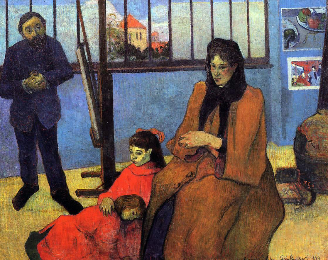  Paul Gauguin The Schuffenecker Family - Canvas Print