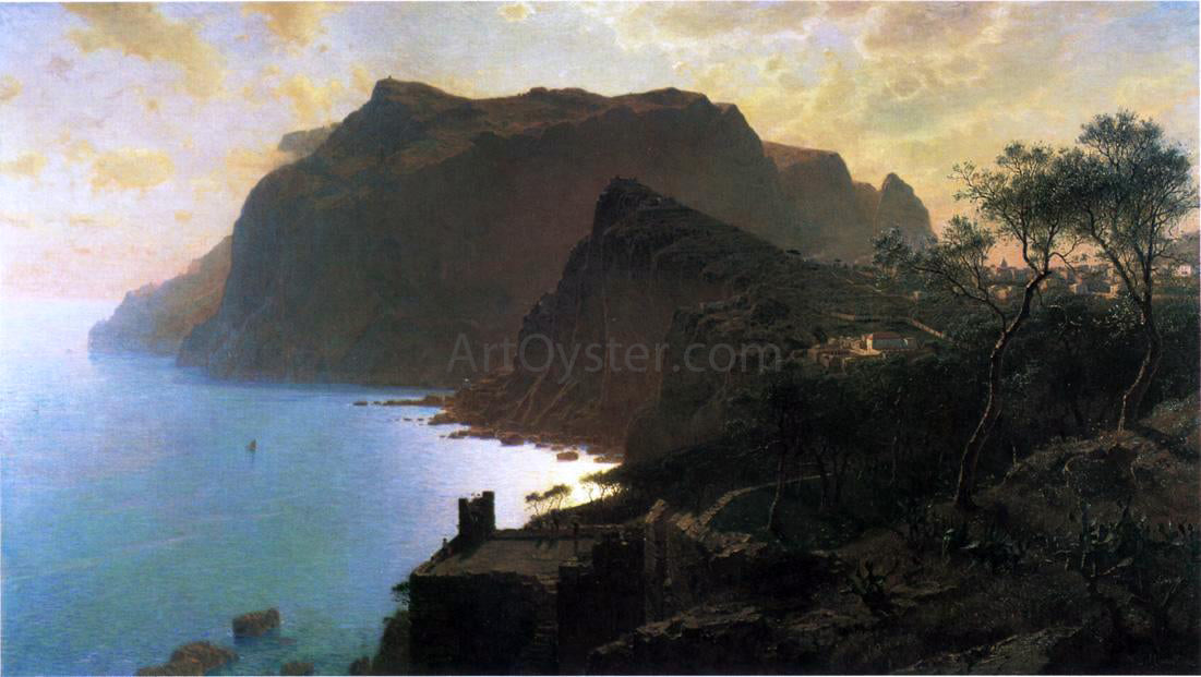  William Stanley Haseltine The Sea from Capri - Canvas Print