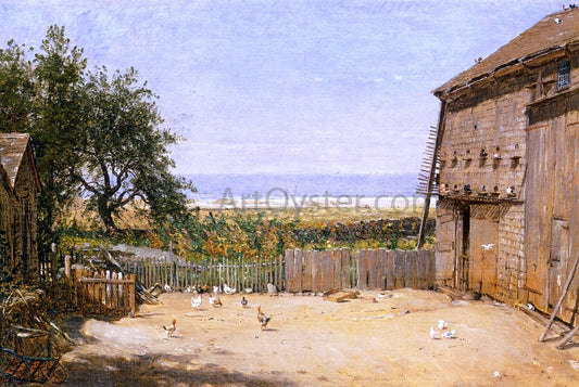  Thomas Worthington Whittredge The Sea from the Dove Cote, Newport, Rhode Island - Canvas Print