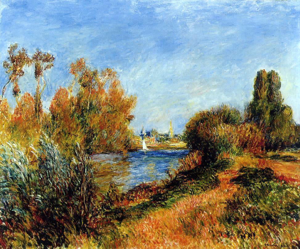  Pierre Auguste Renoir The Seine at Argenteuil - Canvas Print