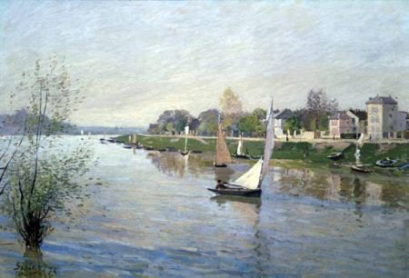  Alfred Sisley The Seine at Argenteuil - Canvas Print