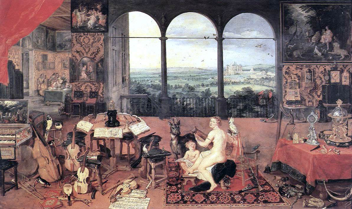  The Elder Jan Brueghel The Sense of Hearing - Canvas Print