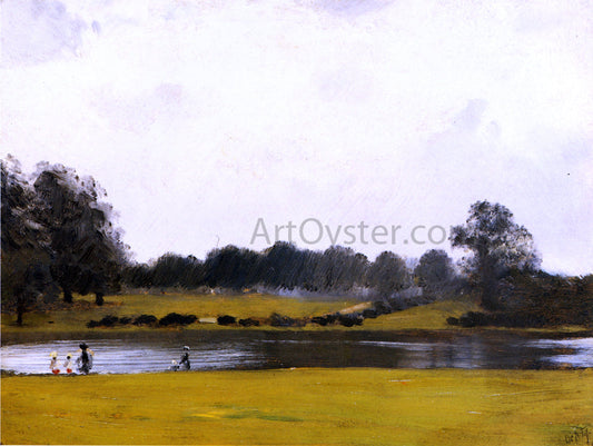  Giuseppe De Nittis The Serpentine, Hyde Park, London - Canvas Print