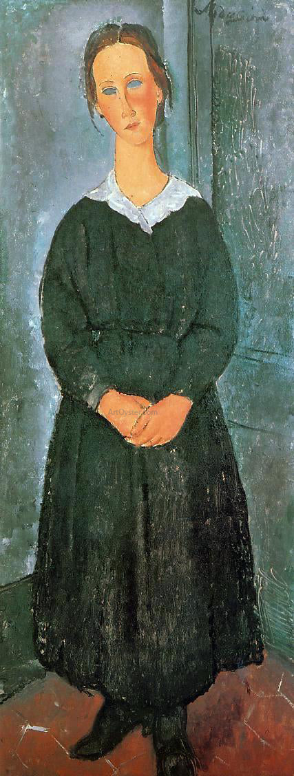  Amedeo Modigliani The Servant Girl - Canvas Print