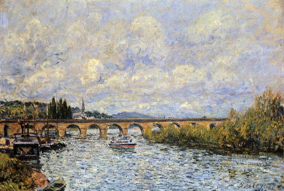  Alfred Sisley The Sevres Bridge - Canvas Print