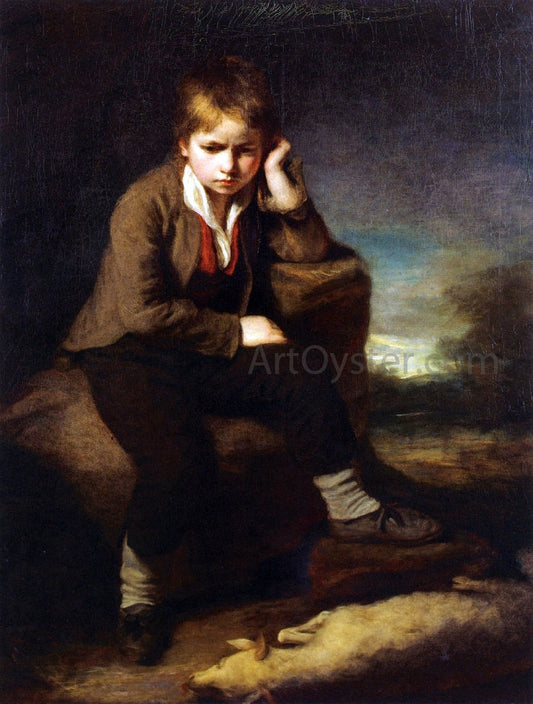  John Opie The Shepherd Boy - Canvas Print