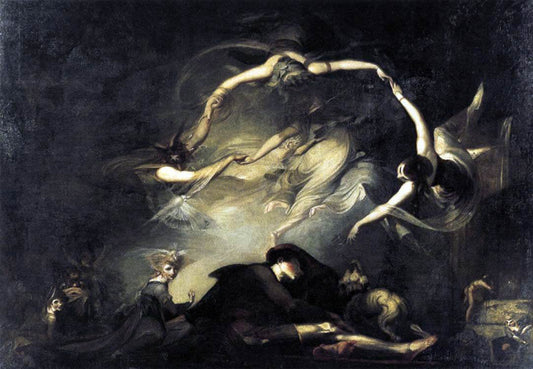  John Henry Fuseli The Shepherd's Dream - Canvas Print