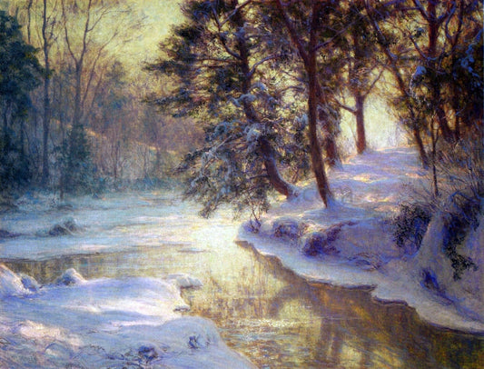  Walter Launt Palmer A Shining Stream - Canvas Print