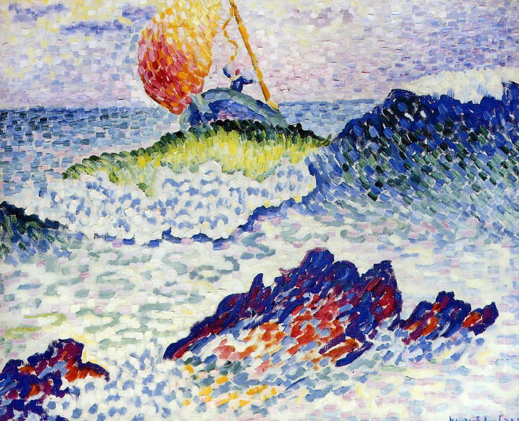  Henri Edmond Cross The Shipwreck - Canvas Print