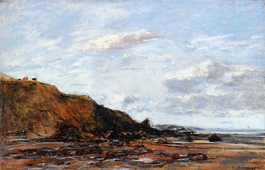  Eugene-Louis Boudin The Shore (also known as Near Honfleur) - Canvas Print