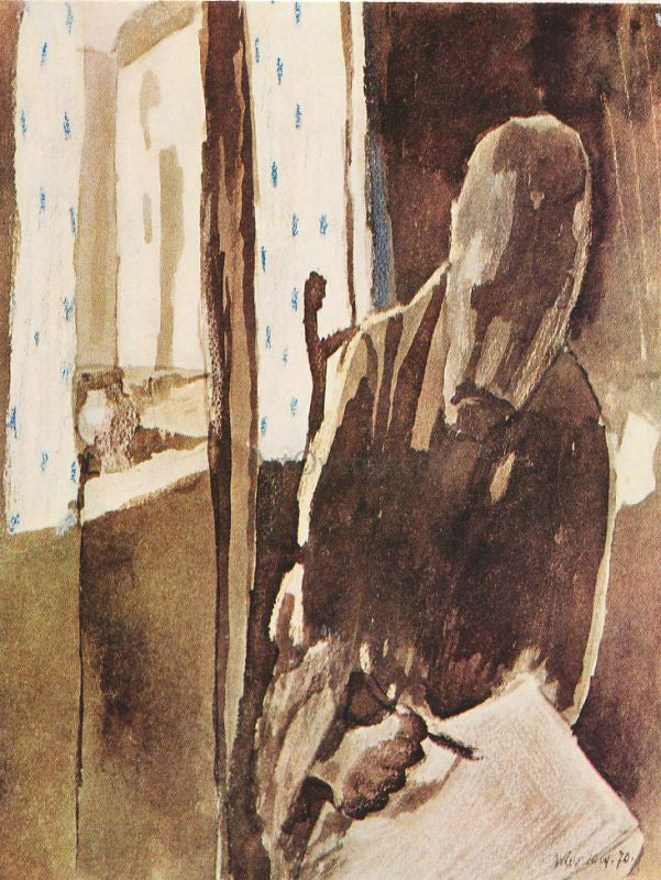  Paul Klee The Signatories to the Window the Artist at the Window - Canvas Print