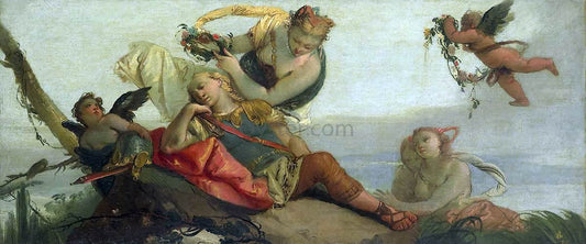  Francesco Zugno The Sleeping Rinaldo - Canvas Print