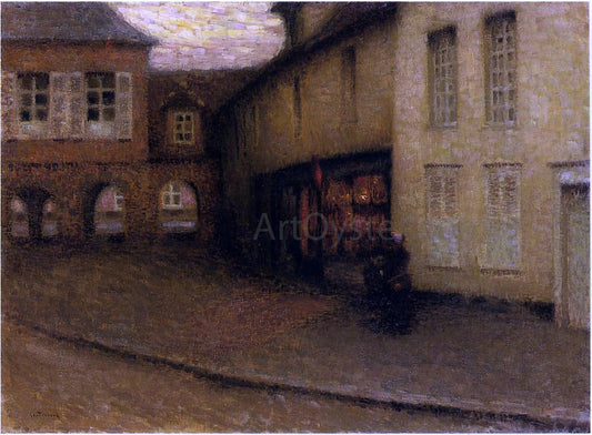  Henri Le Sidaner The Small Shop - Canvas Print