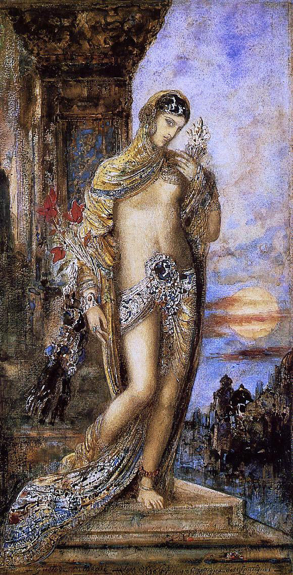  Gustave Moreau The Song of Songs - Canvas Print