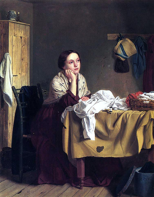  John Thomas Peele The Song of the Shirt - Canvas Print