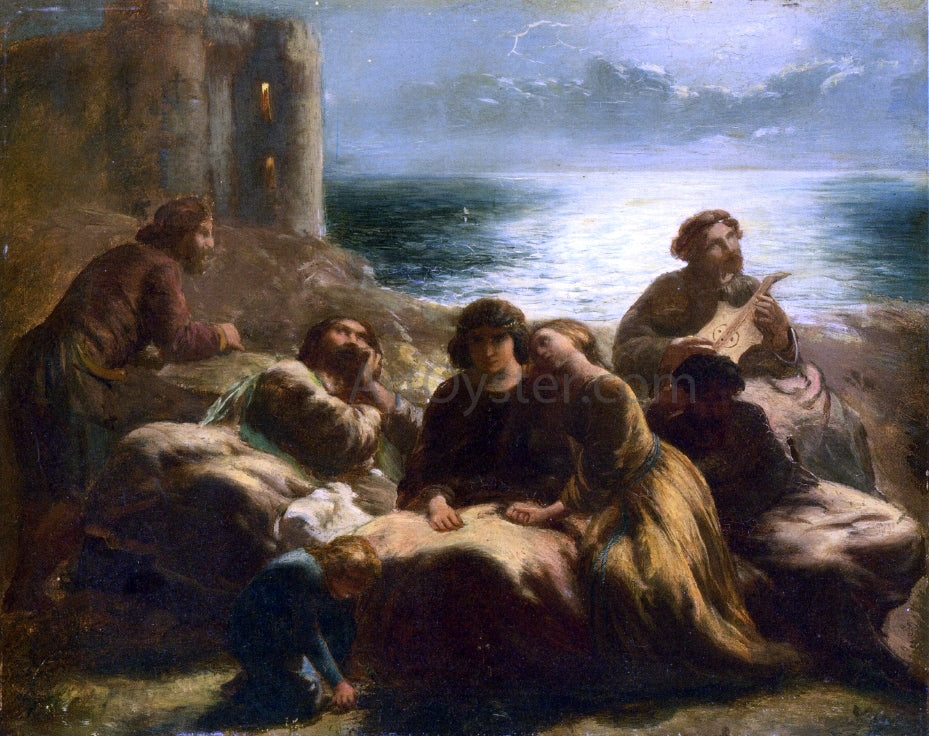  Paul R I The Song of the Troubadours - Canvas Print