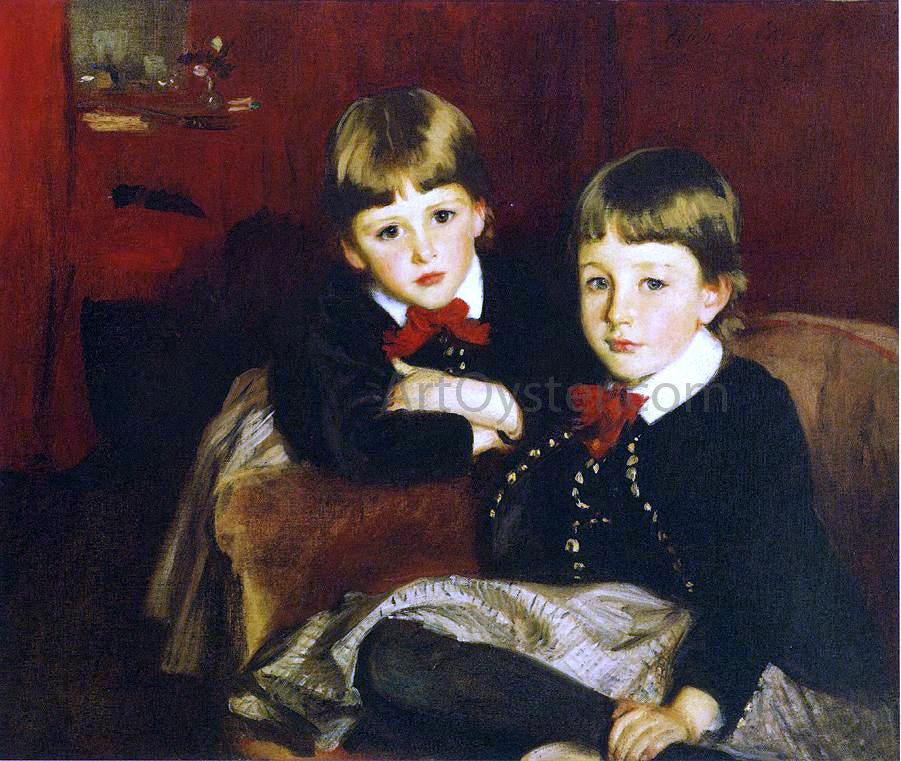  John Singer Sargent The Sons of Mrs. Malcolm Forbes (also known as The Forbes Brothers) - Canvas Print
