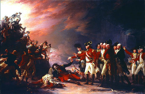  John Trumbull The Sortie Made by the Garrison of Gibraltar - Canvas Print