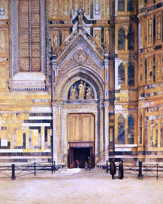  Henry Roderick Newman The South Door of the Duomo - Canvas Print