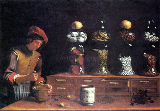  Paolo Antonio Barbieri The Spice Shop - Canvas Print