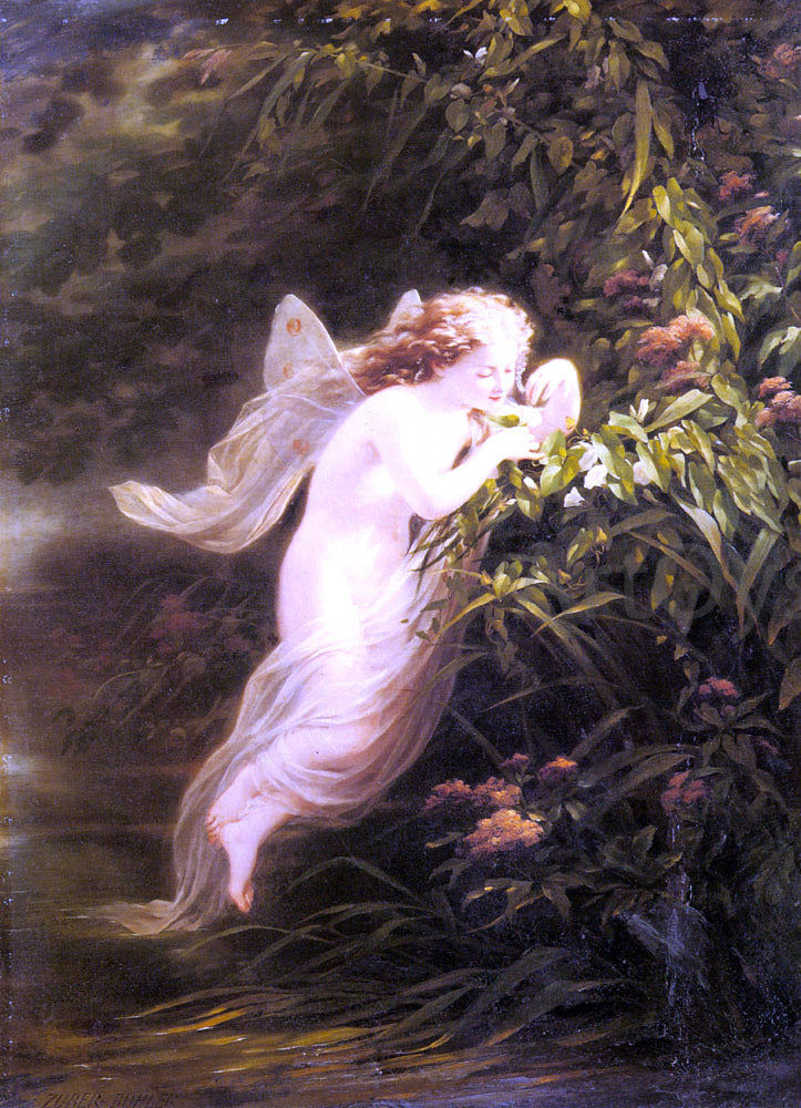  Fritz Zuber-Buhler The Spirit of the Morning - Canvas Print