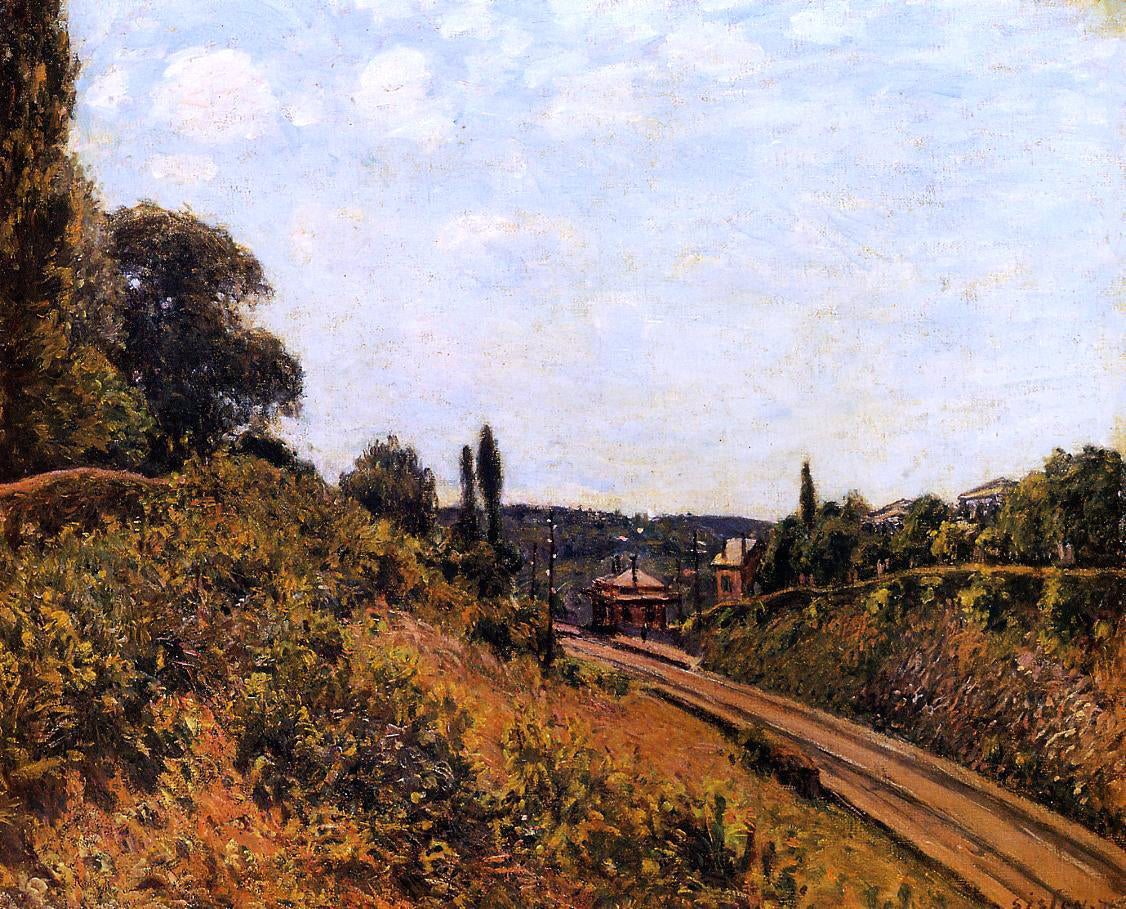  Alfred Sisley The Station at Sevres - Canvas Print