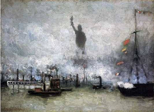  Francis Hopkinson Smith The Statue of Liberty - Canvas Print