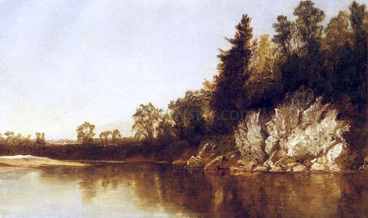  John Frederick Kensett The Still Pool - Canvas Print