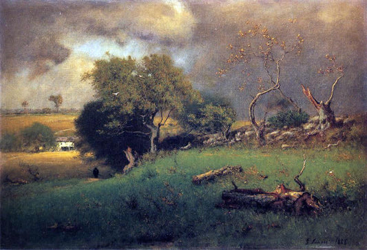  George Inness The Storm - Canvas Print