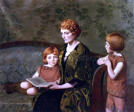  Lilla Cabot Perry The Story Hour - Canvas Print