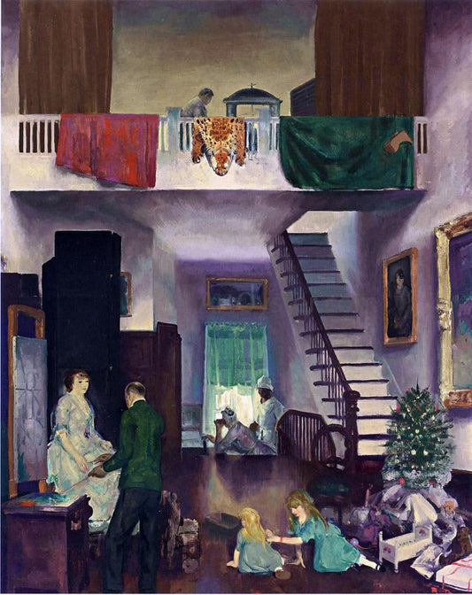  George Wesley Bellows A Studio - Canvas Print