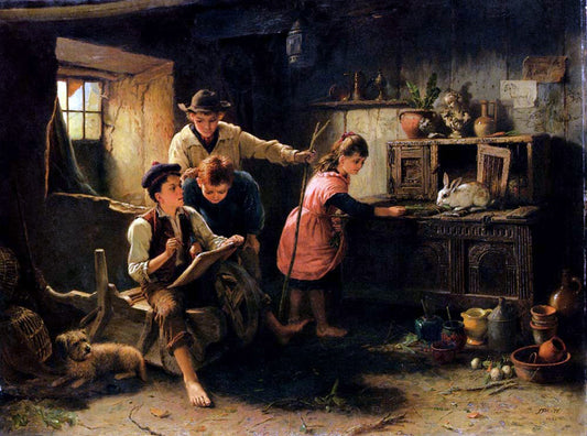  Jonathan Pratt The Studio Of A Rustic Genius - Canvas Print
