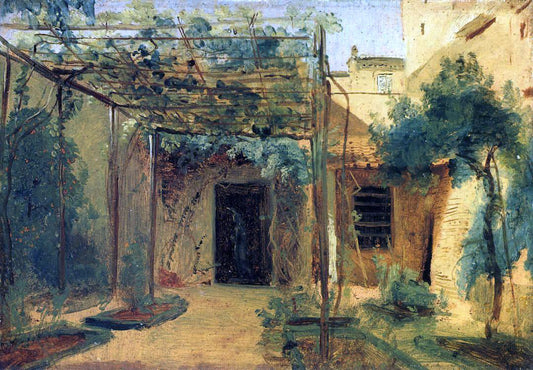  Carl Blechen A Studio of the Sculptor Rudolf Schadow in Rome - Canvas Print